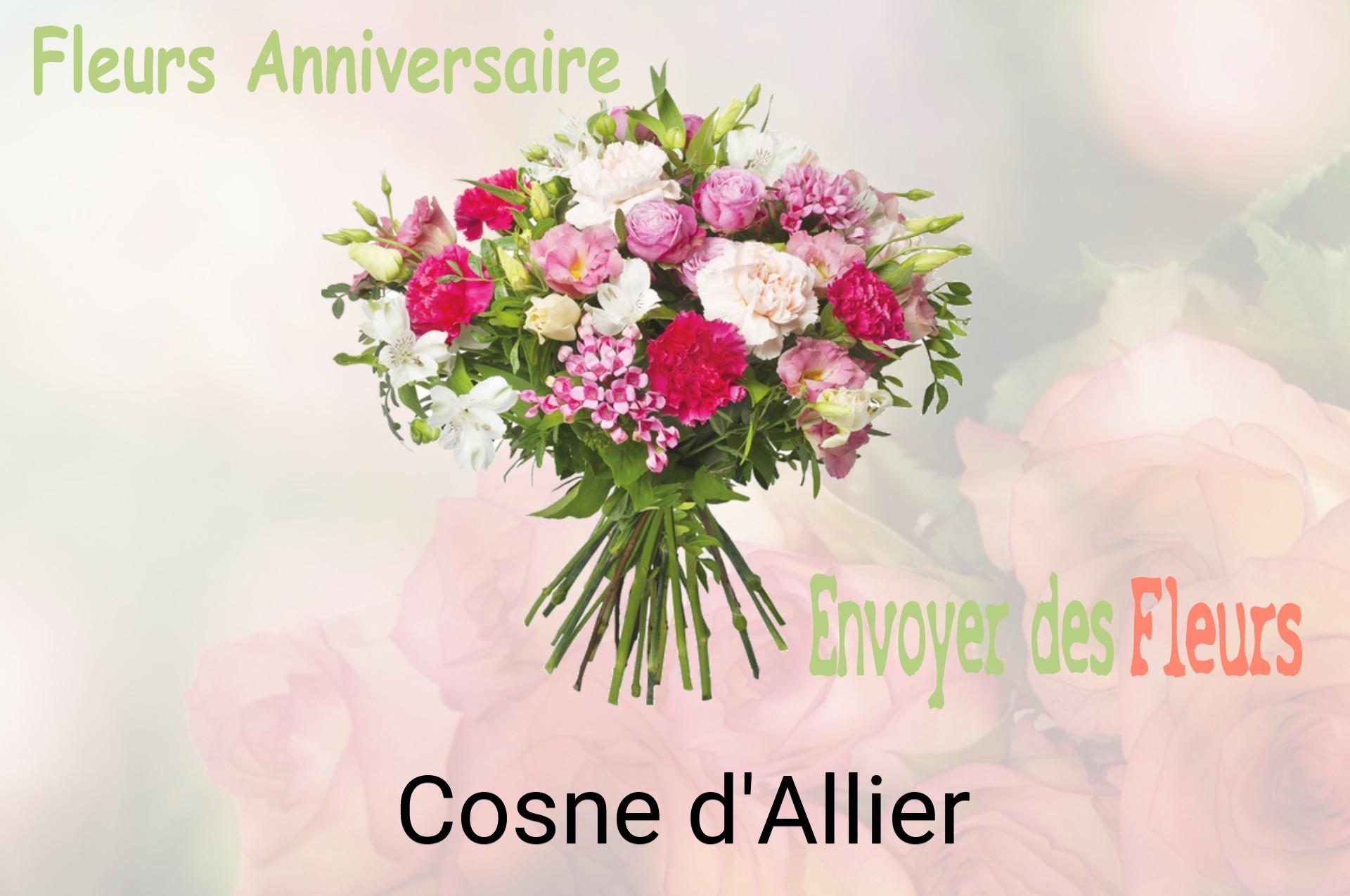 Bouquet de fleurs d’anniversaire livré à Cosne-d'Allier